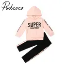 2 шт., Детские хлопковые штаны с капюшоном