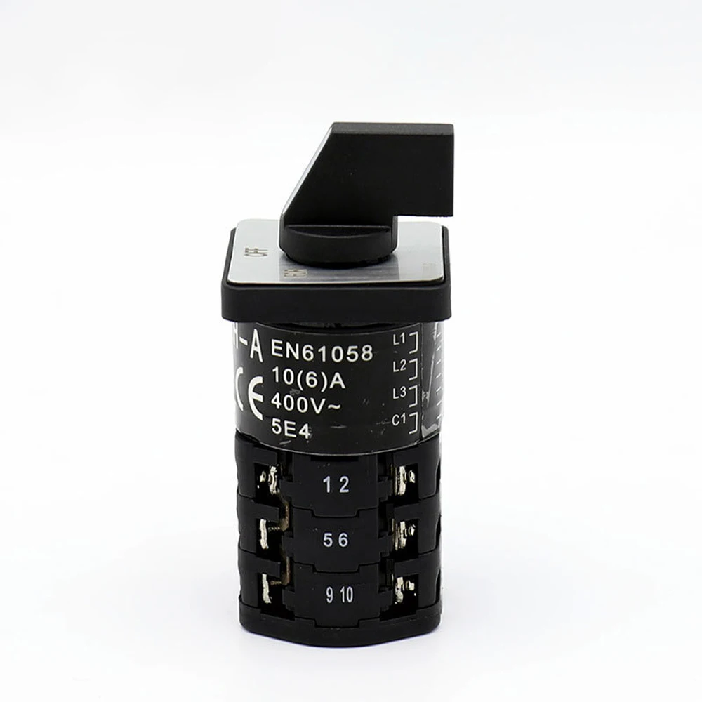 

KEDU ZH-A промышленный трехслойный универсальный переключатель поворотные кулачковые переключатели для управления цепью оборудования переменного тока 125/250 В 18/12 А