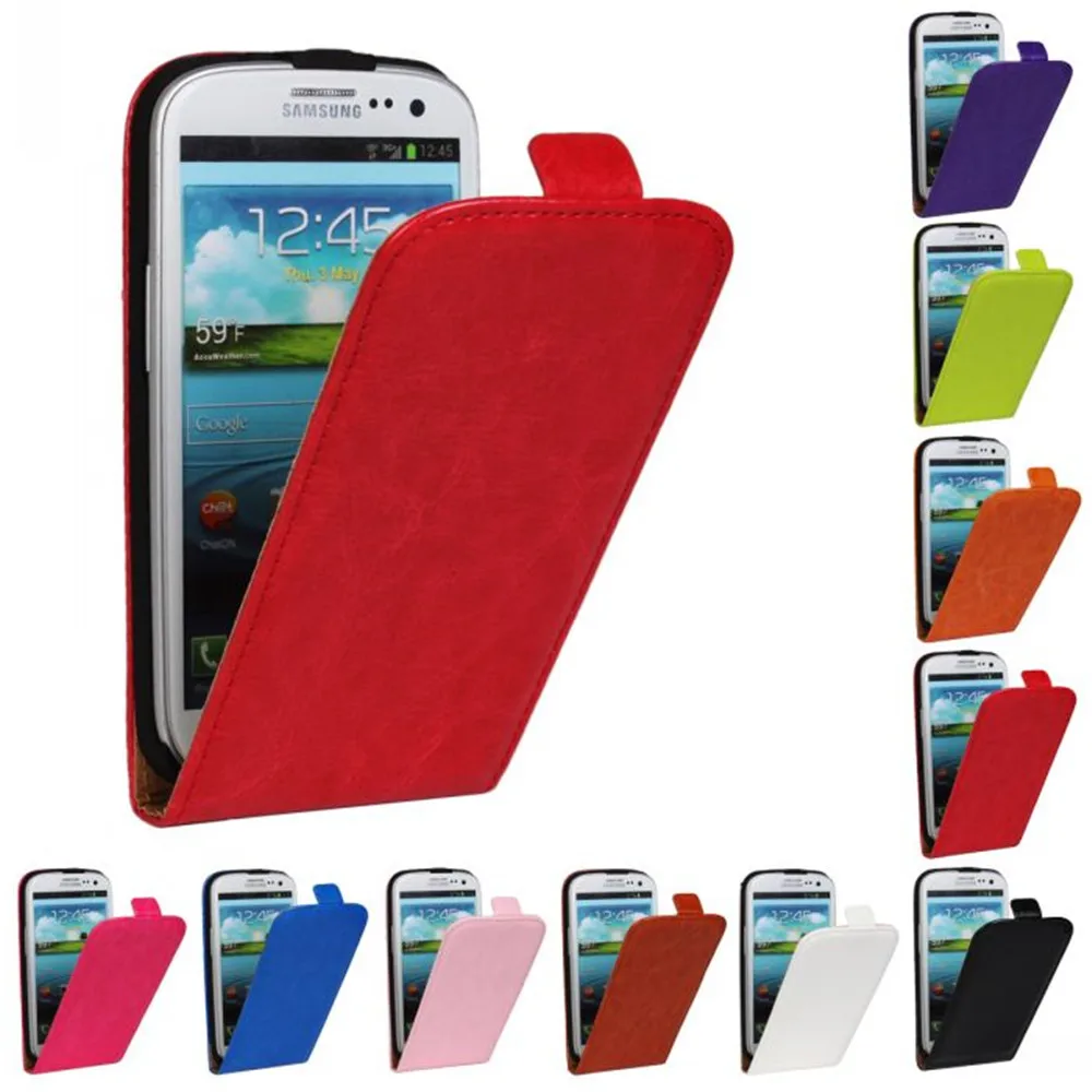 Искусственная кожа Crazy Horse флип чехол для Samsung Galaxy S3 S4 S5 Neo S5mini S6 S6edge Plus Note 3 Note4 Vertial