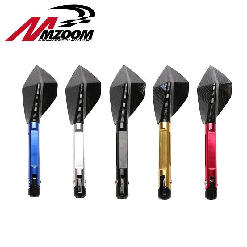 Бесплатная доставка mzoom-ЧПУ Алюминий мотоциклетные Пентагон длинные боковые