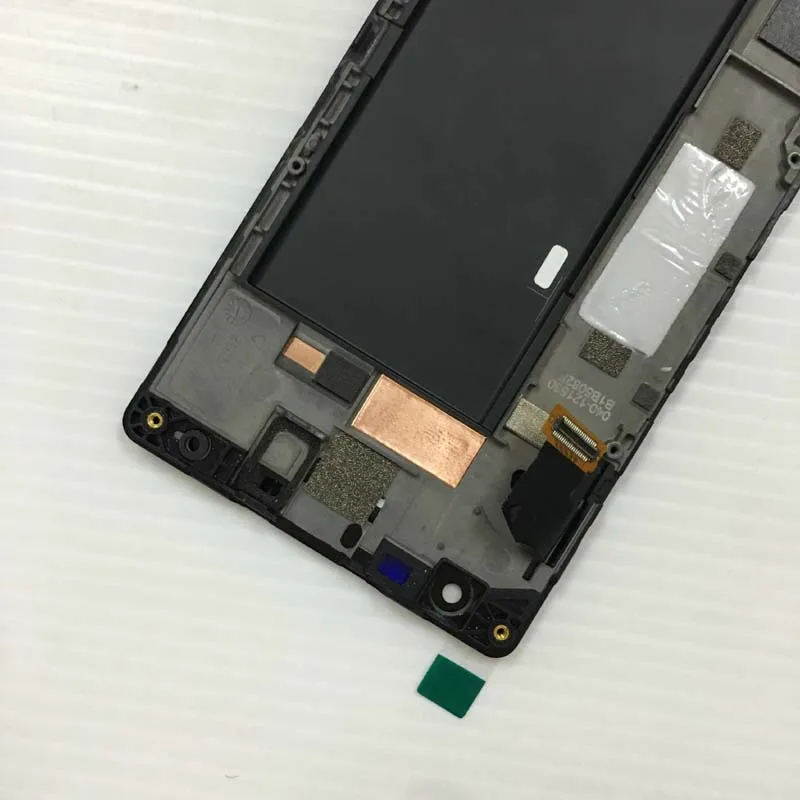 Для Nokia Lumia 730 735 N730 N735 сенсорный экран дигитайзер Сенсорное стекло + ЖК-дисплей