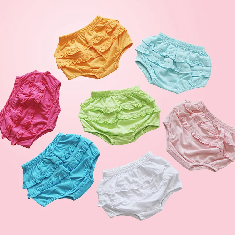 Baby shorts lace pants boys and girl's boxers baby summer soft thin children stripes solid colors |
