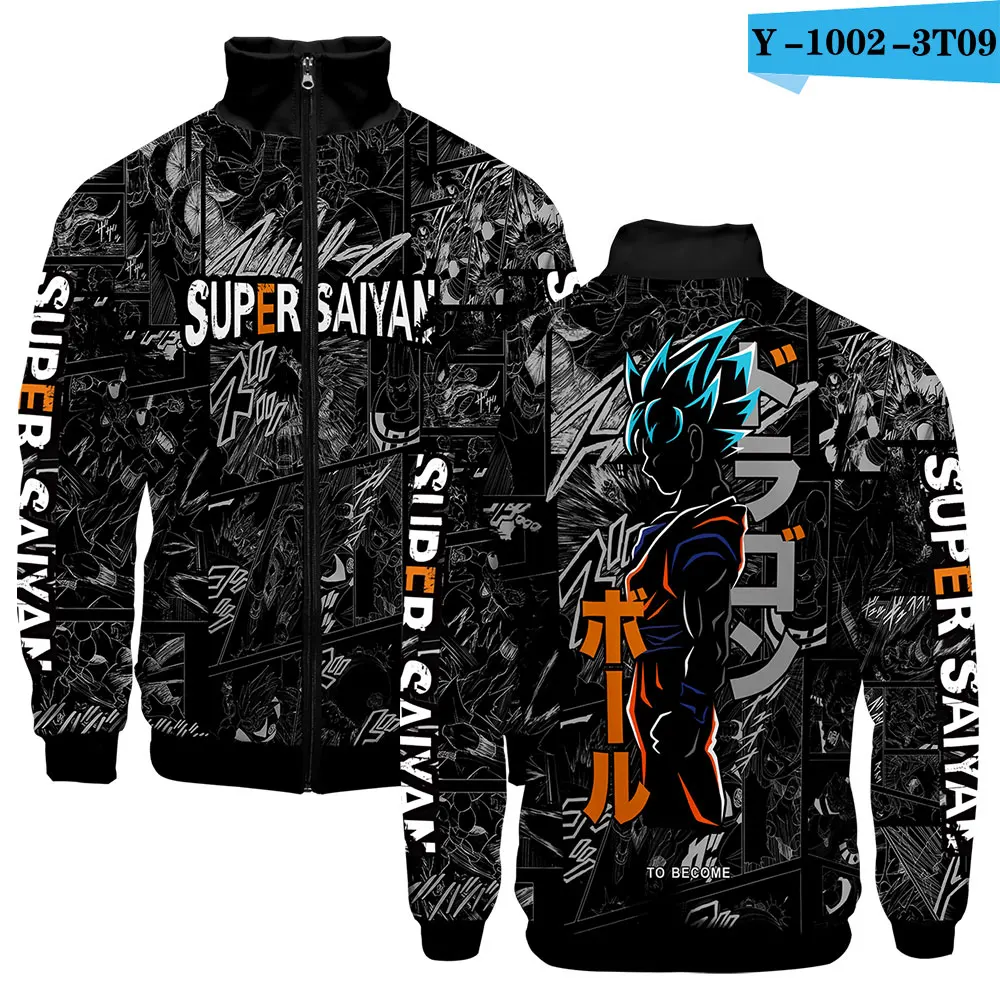 Y1002 Frdun Tommee Dragon Ball 3D куртка мужская Японская уличная одежда модная куртка в стиле аниме Мужская эксклюзивная Harajuku Хип-хоп повседневная одежда 4XL - Цвет: Y1002
