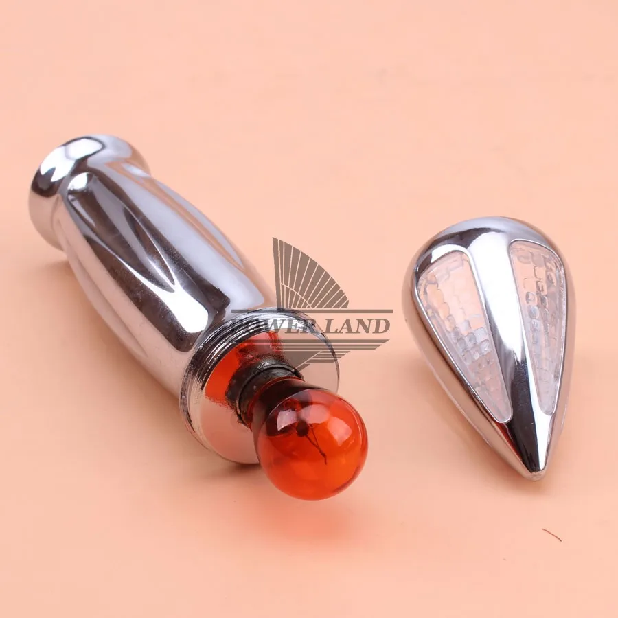 Универсальные мотоциклетные хромированные алюминиевые ручки 1 дюйм + указатели