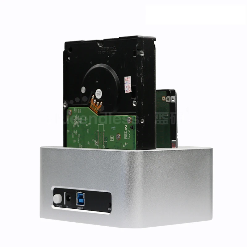 2-портный Dual bay док-станция для жесткого диска sata USB 3,0 6 ТБ за игровой костюм 2," 3,5" hdd док-станция с клон, Дубликатор функция