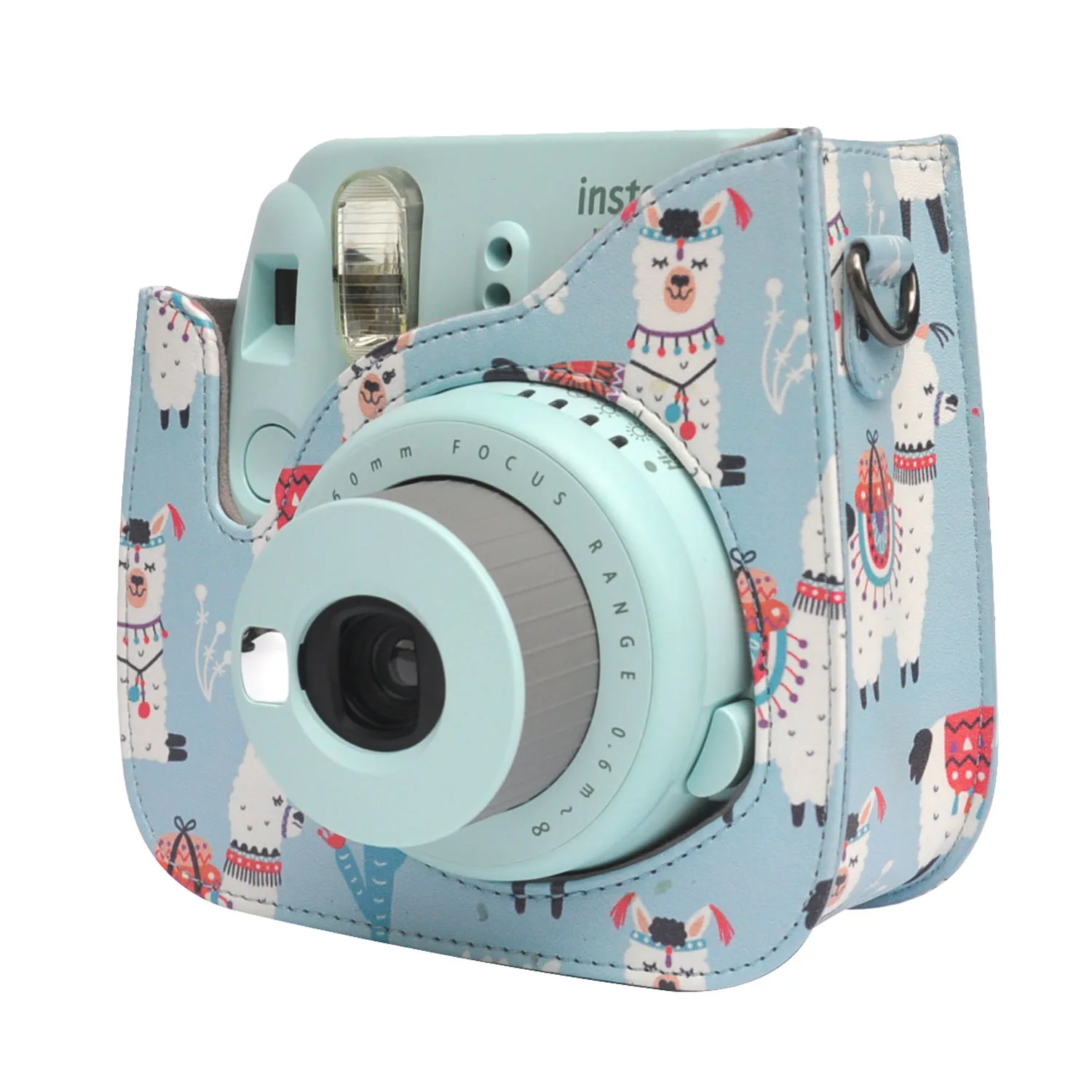 Чехол для Камеры Fujifilm Instax Mini 9 Mini 8, сумка из искусственной кожи, аксессуар для камеры моментальной печати, плечевой ремень, защитная сумка с карманом