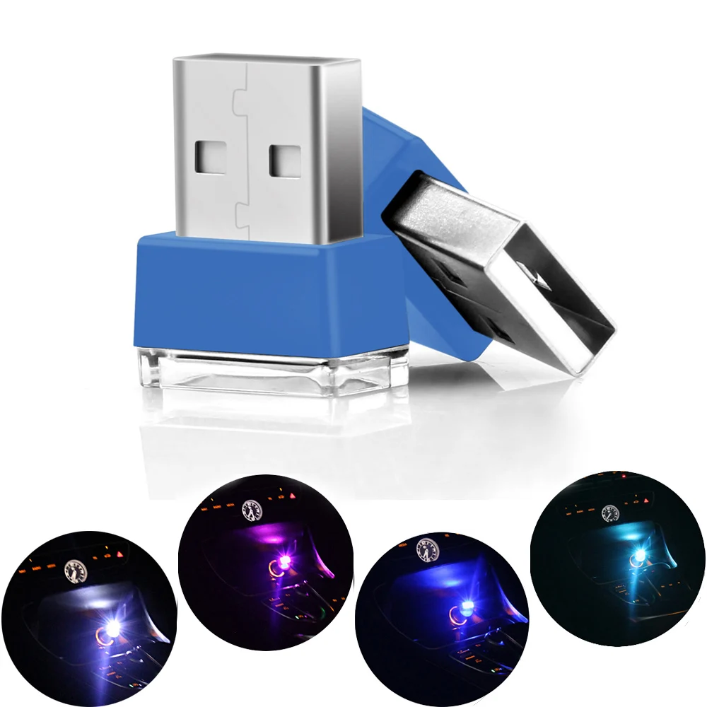 Подключи и играй USB светильник светодиодный Автомобильный интерьер декоративный