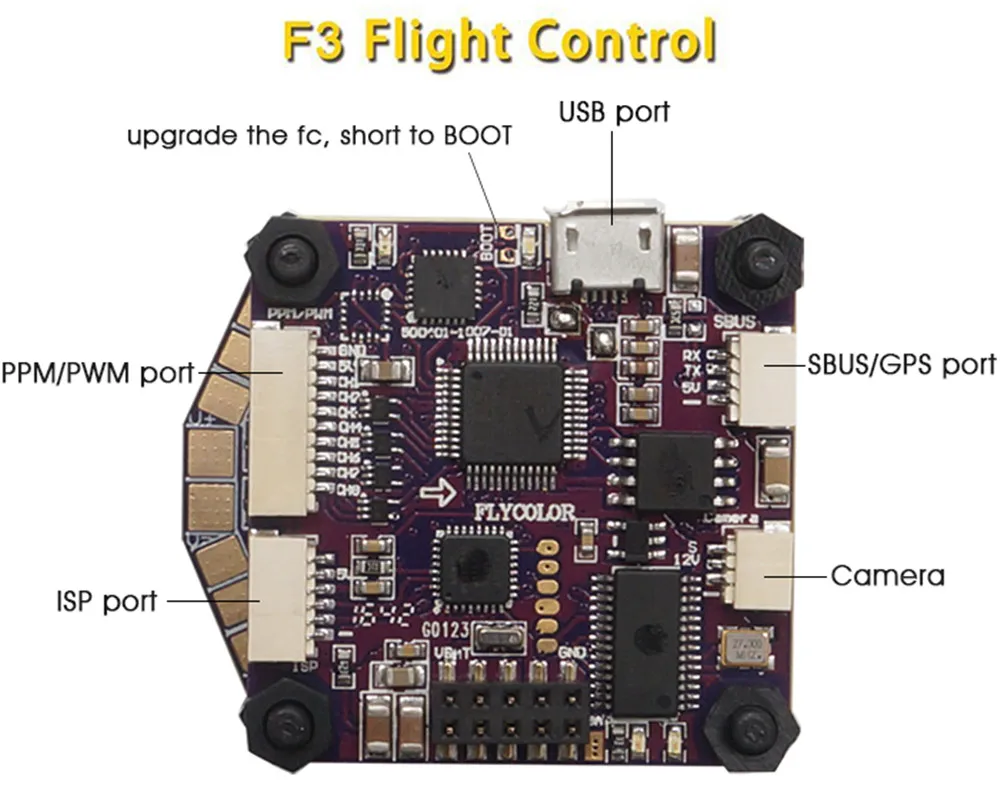 Flycolor Raptor 390 Tower w/F390 30A 4 в 1 ESC + F3 OSD PDB для X гоночной рамы|4 in esc|osd pdbesc |