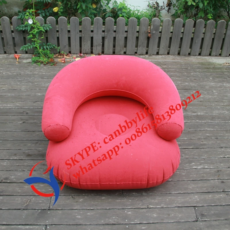 Синий/красный 36 &quotодин человек стекались подлокотник стул + один надувной удар