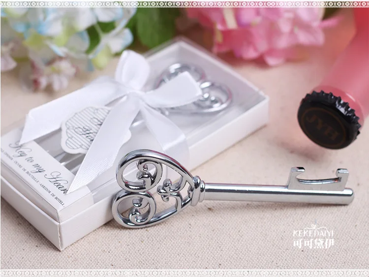 2018 FEDEX Free shipping 200pcs Key To My Heart Bottle wedding gifts for guests baby shower decorations kids birthday party su | Дом и сад