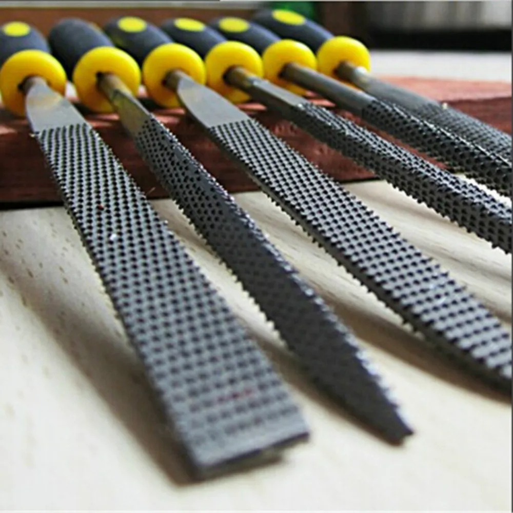 Minijuego de limas de Microtech, herramienta de llenado de aguja, para carpintería, manualidades de Hobby, carpetas de Metal, herramientas de tallado de madera plana