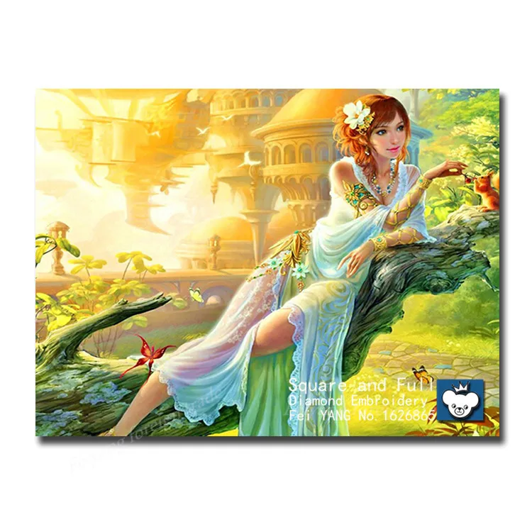 Красивые женские алмаз вышивка стразами мозаика наборы вышивки крестиком для