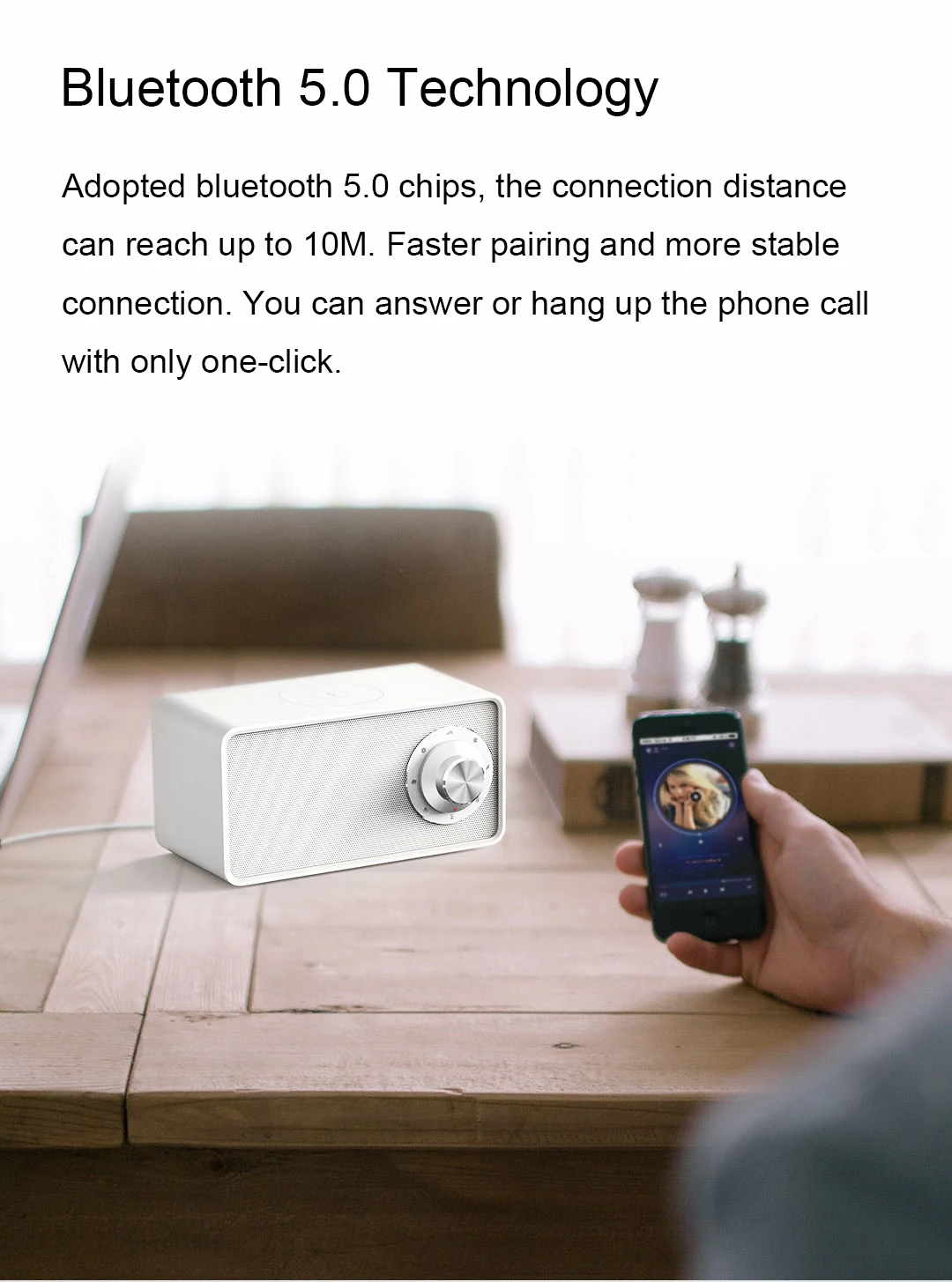 Xiaomi Youpin Qualitell Беспроводное зарядное устройство белый шум динамик BLT5.0 EPP протокол 10 Вт Быстрая зарядка помощь спикер сна