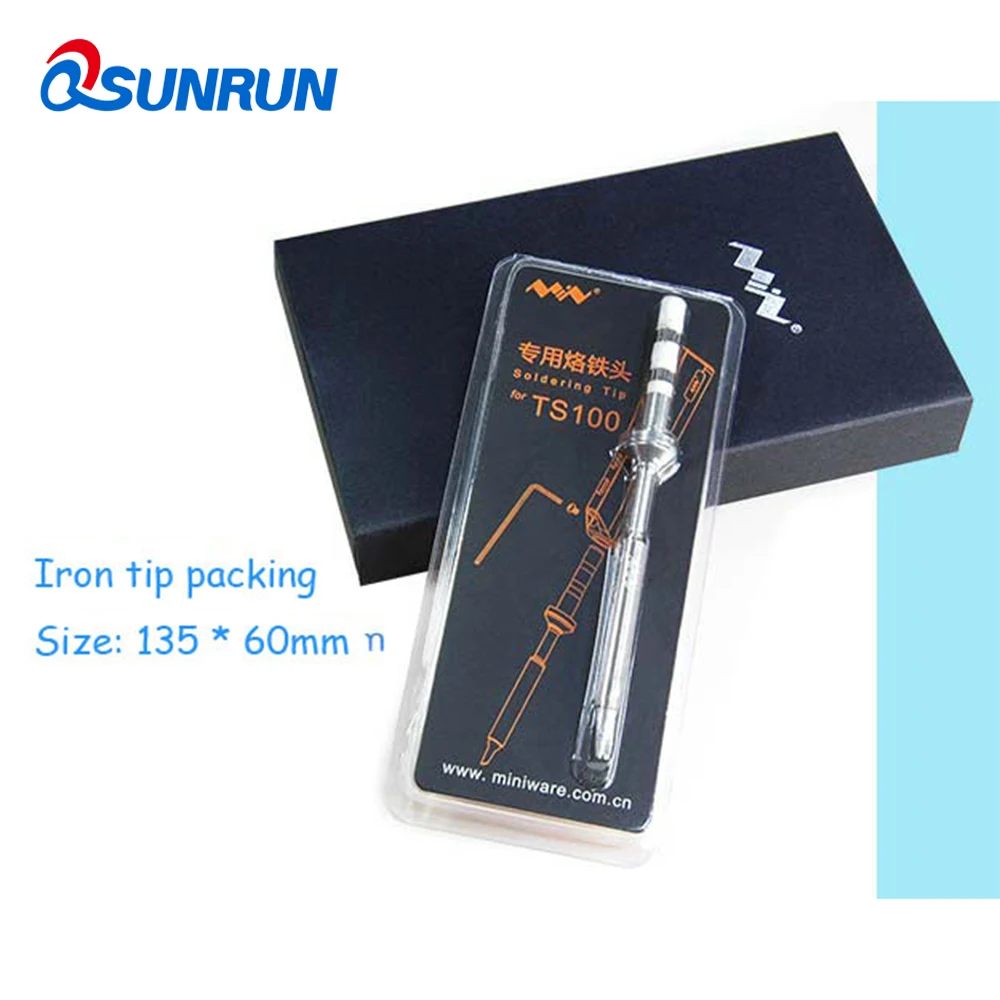 QSUNRUN мини Оригинальные запасные паяльной Для TS100 цифровой ЖК дисплей паяльник (TS K