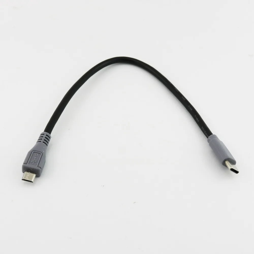 10 шт. переходник с USB Type C 3 1 папа на Micro 5 Pin B адаптер OTG кабель передачи данных для