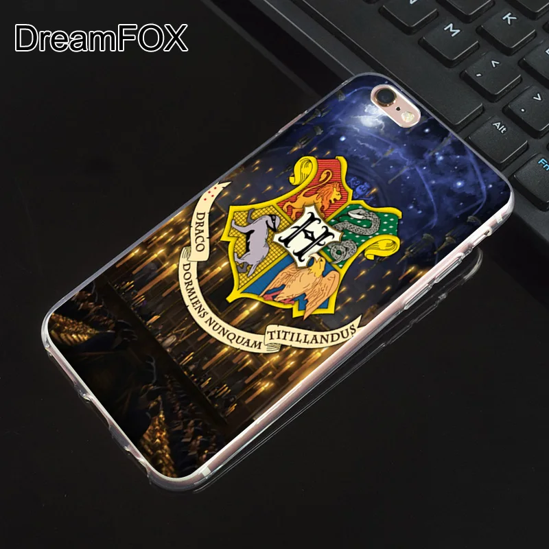 DREAMFOX N047 Гарри Поттер Мягкий ТПУ силиконовый чехол для Apple iPhone XR XS Max 8X7 6 6S Plus 5 5S SE 5C 4