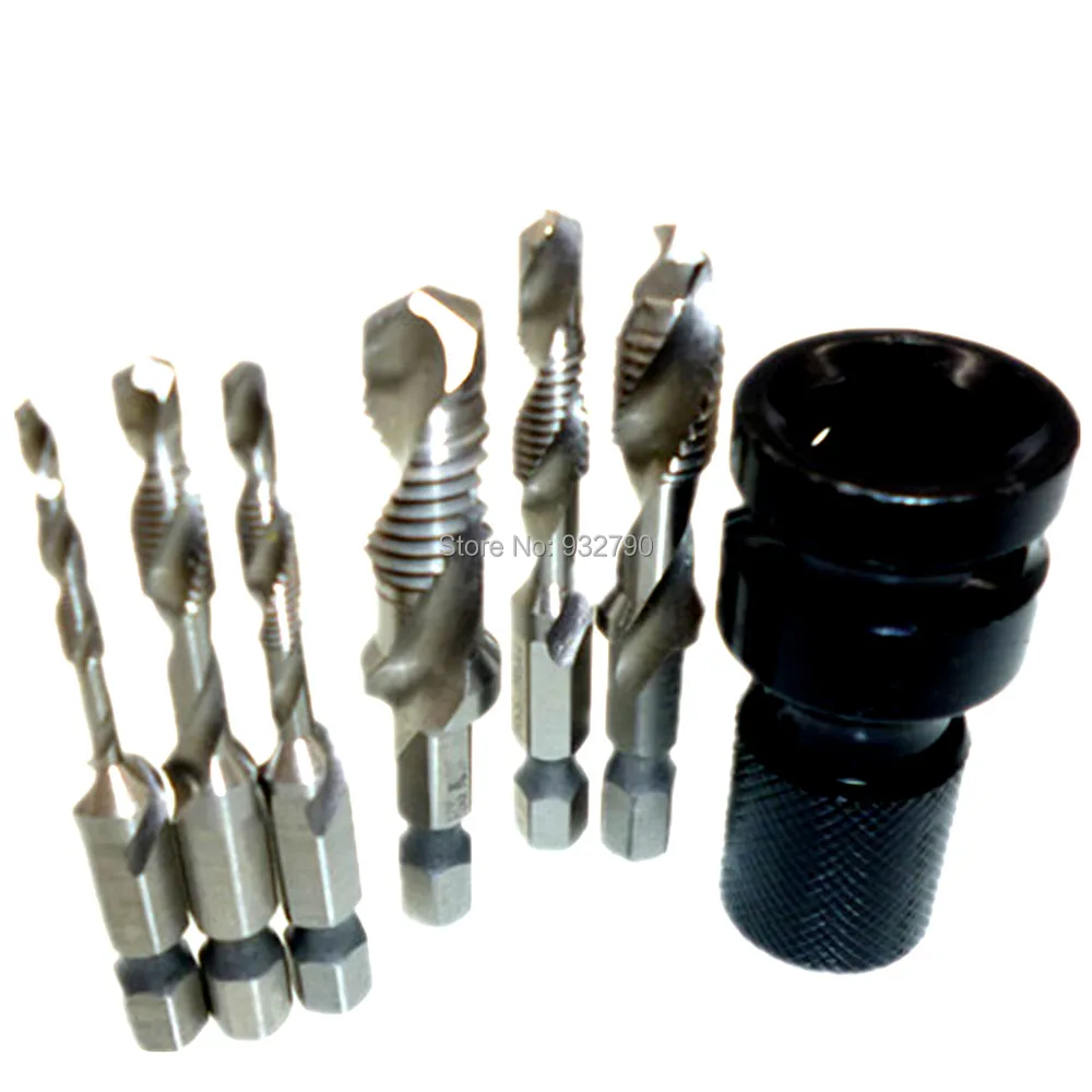 Ударный 1/2 &quotквадратное отверстие Dr до 1/4&quot шестигранный хвостовой переходник +