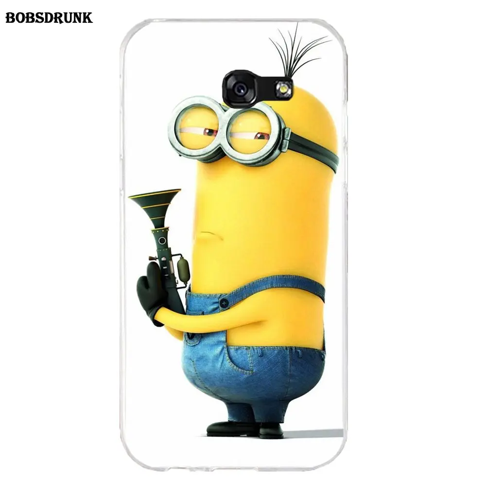 EJGROUP для samsung Galaxy A3 A5 A7 J1 J2 J3 J5 J7 чехол для телефона из мягкого силикона ТПУ с рисунком прозрачные чехлы Gru футболка с миньонами для детей; D меня - Цвет: as picture