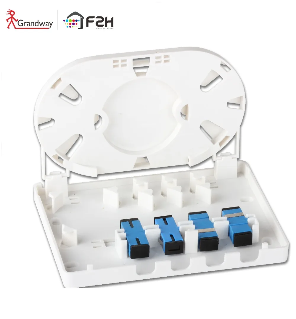 [Grandway ODN] FTTH 4 ядра внутренняя волоконно оптическая коробка/розетка F2H FFS