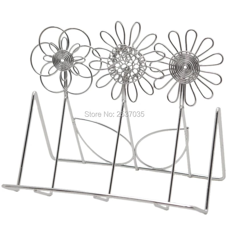 

K8 BUSINESS HOLDER NAME CARD HOLDER TABLETOP FLOWERS STAINLESS HAND-MADE ART CRAFTS WEDDING&BIRTHDAY&HOME&OFFICE&GIFT&PRESENT