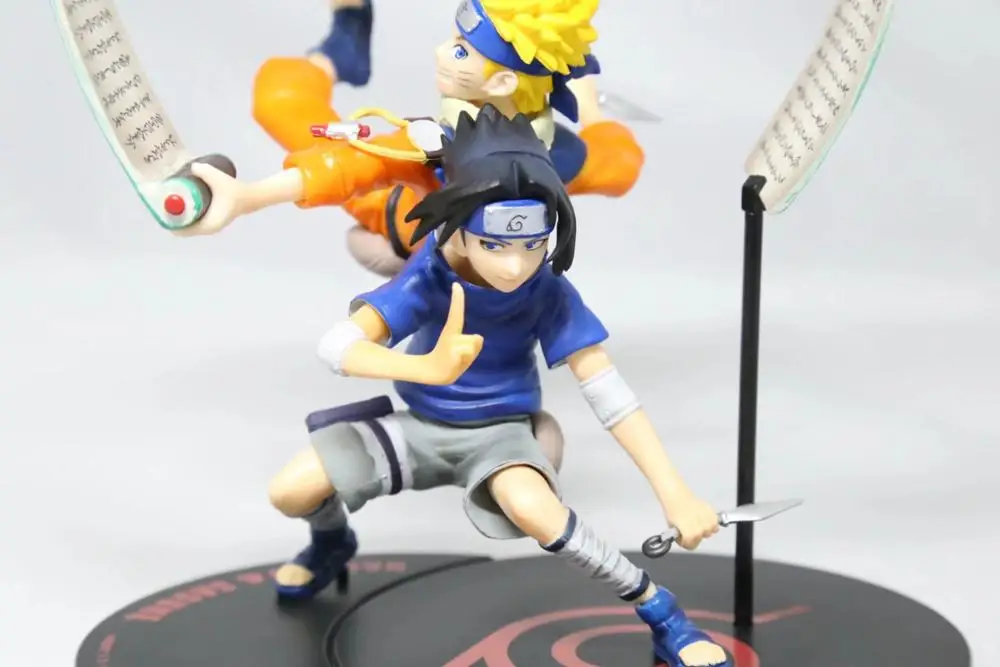 18 см аниме Наруто Окрашенные рис Gem серии Uzumaki NARUTO и Саске Рисунок Коллекционная