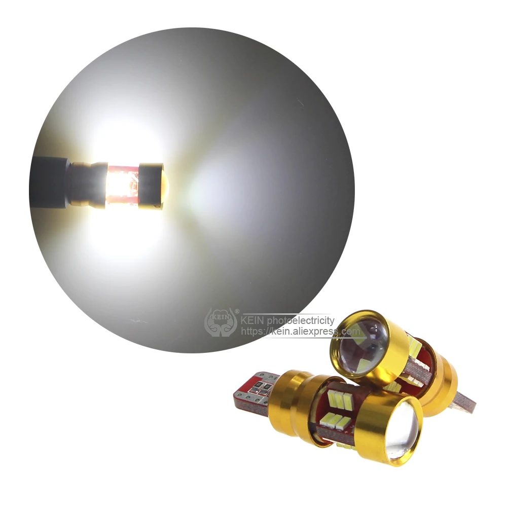 KEIN 6 шт. W5W лампочка T10 светодисветодиодный 27smd светильник 3014 Внутреннее освещение