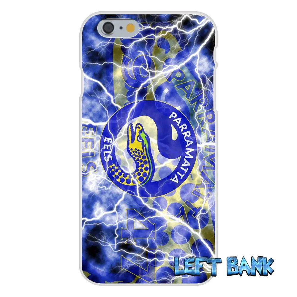 Мягкий силиконовый прозрачный чехол из ТПУ для iPhone 4 4S 5 5S 5C SE 6 6S 7 Plus Nrl Parramatta Eels|for