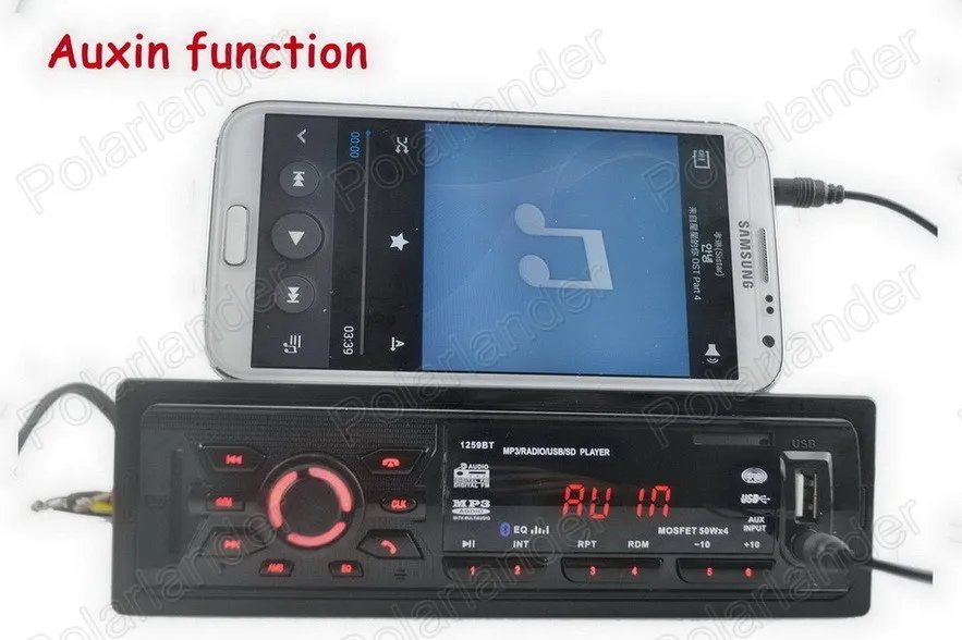 Автомобильное радио bluetooth музыкальный телефон MP3 FM USB универсальный 1 Din пульт