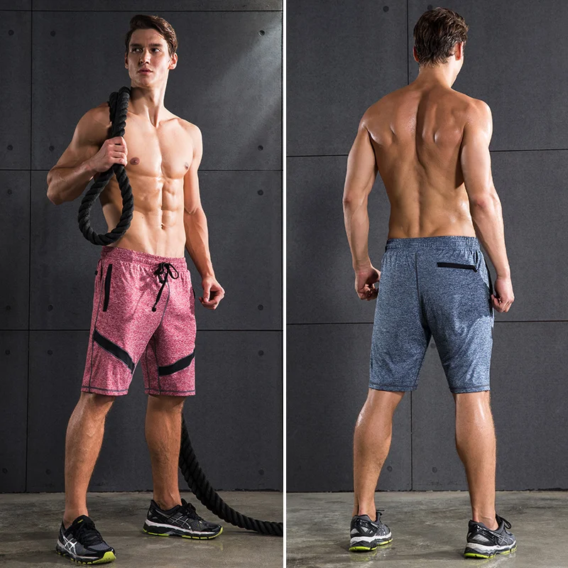 

Outdoor Soccer Basketball Jogging Exercise Gym Thin Quick Dry Elastic Waist Shorts Men Sports Running Trainning Short Trousers