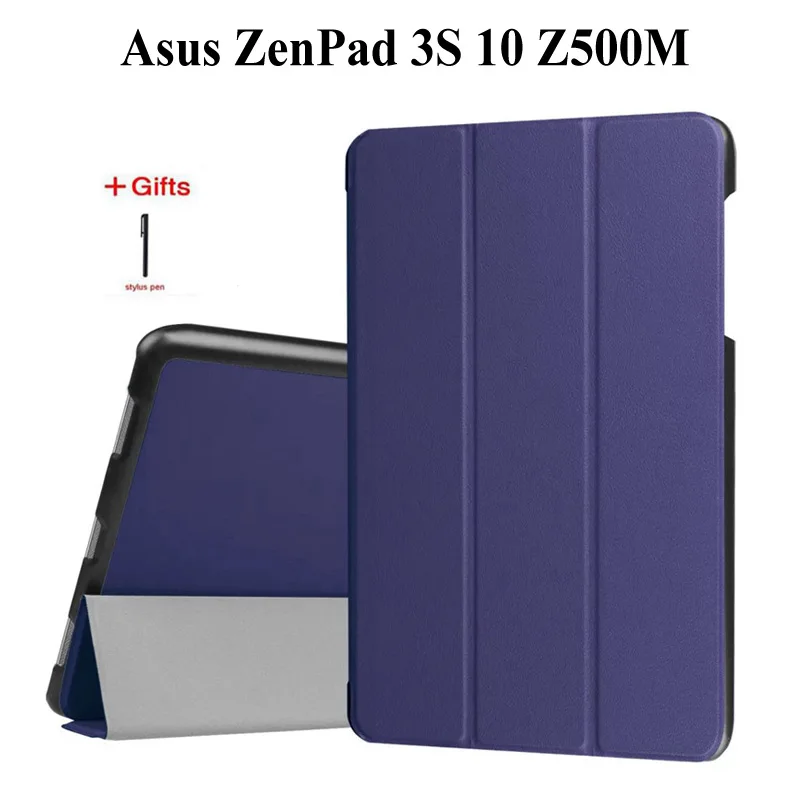 Тонкий Магнитный Складной флип чехол из искусственной кожи для Asus ZenPad 3S 10 Z500M 9 7