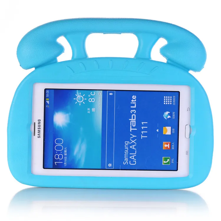 Ударопрочный мультяшный чехол EVA для Samsung Tab 3 T210 T211 T215 P3200 3210 TAB 4 T230 T231 детский