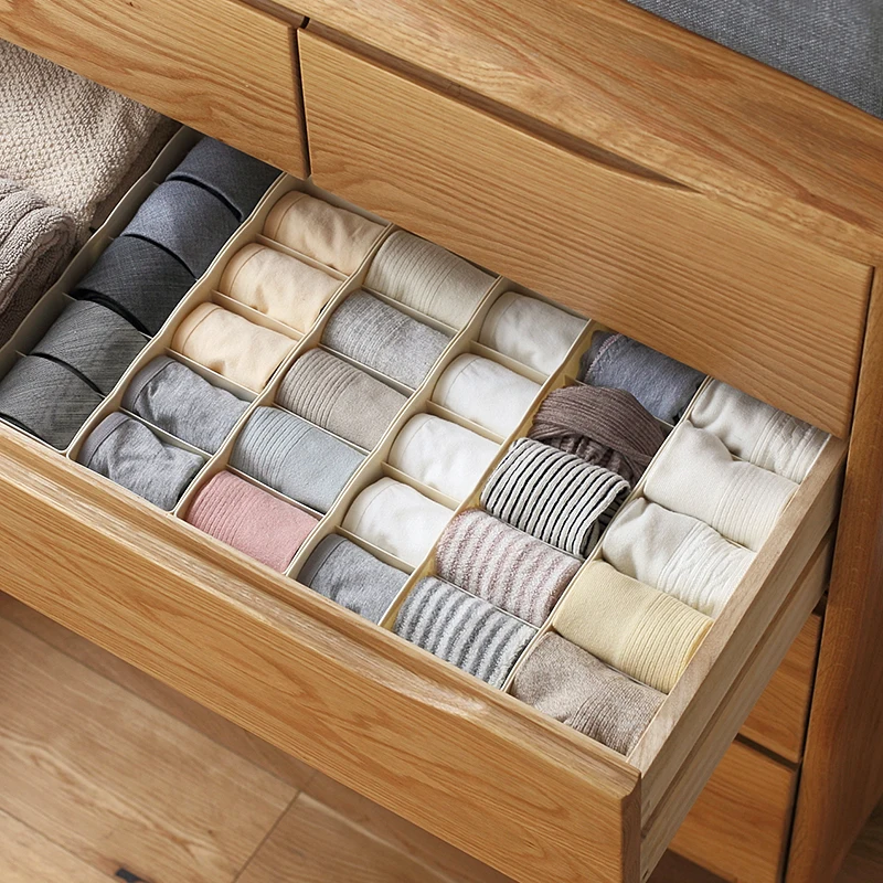 5 ячеек коробка для хранения шкафа корзина органайзер женщин и мужчин носков