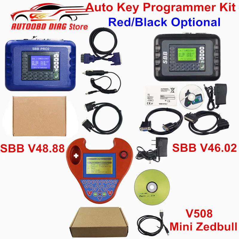 Новейшая модель V48.99 SBB PRO2 V48.88 ключевой программист V46.02 V33.02 Автомобильный ключ