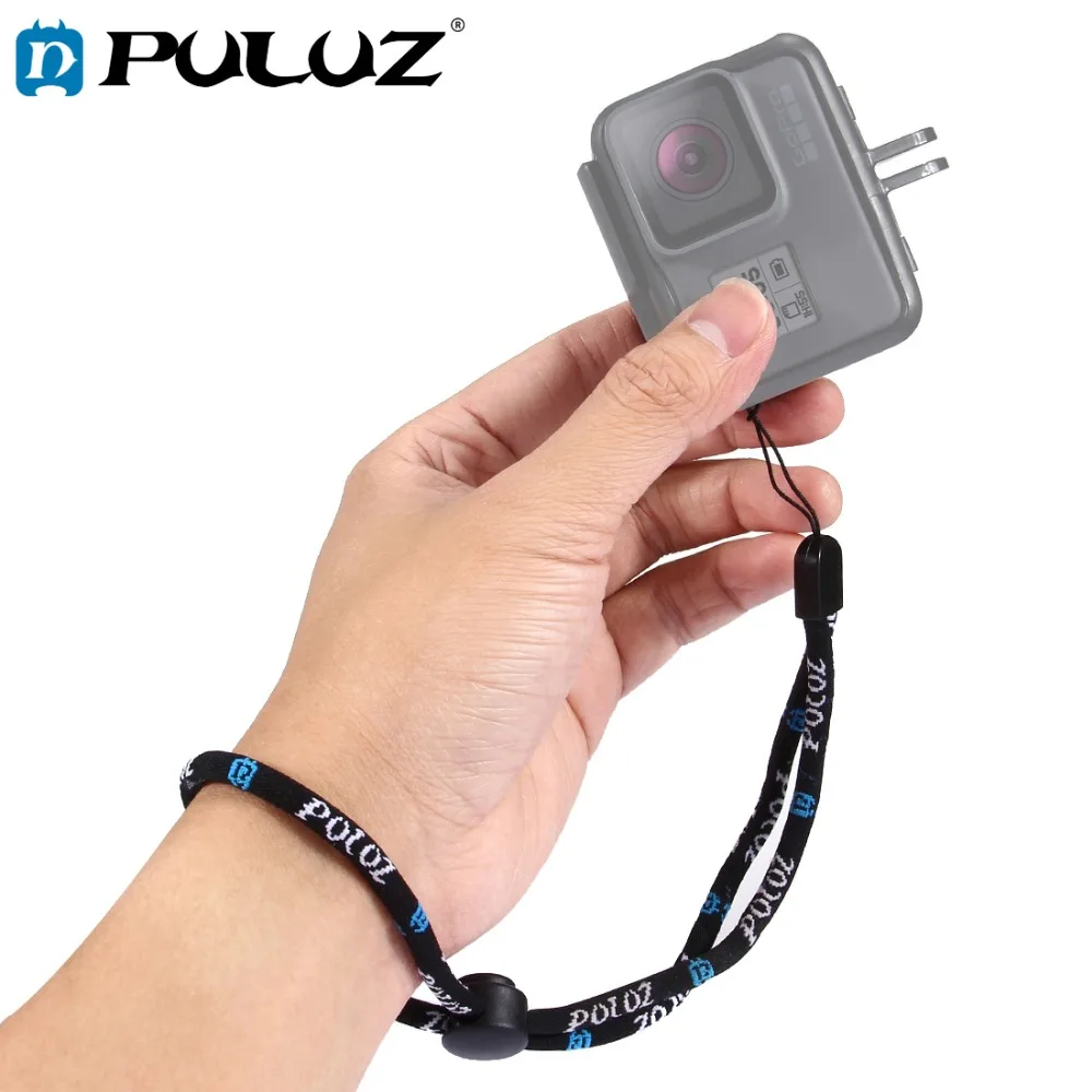PULUZ нейлон корректируемая контактная манжета Строка шнурок-браслет веревка шнур для Dji OSMO Ac GoPro герой/HERO7/6/5/5 4 Session/4/3+/3/2/1