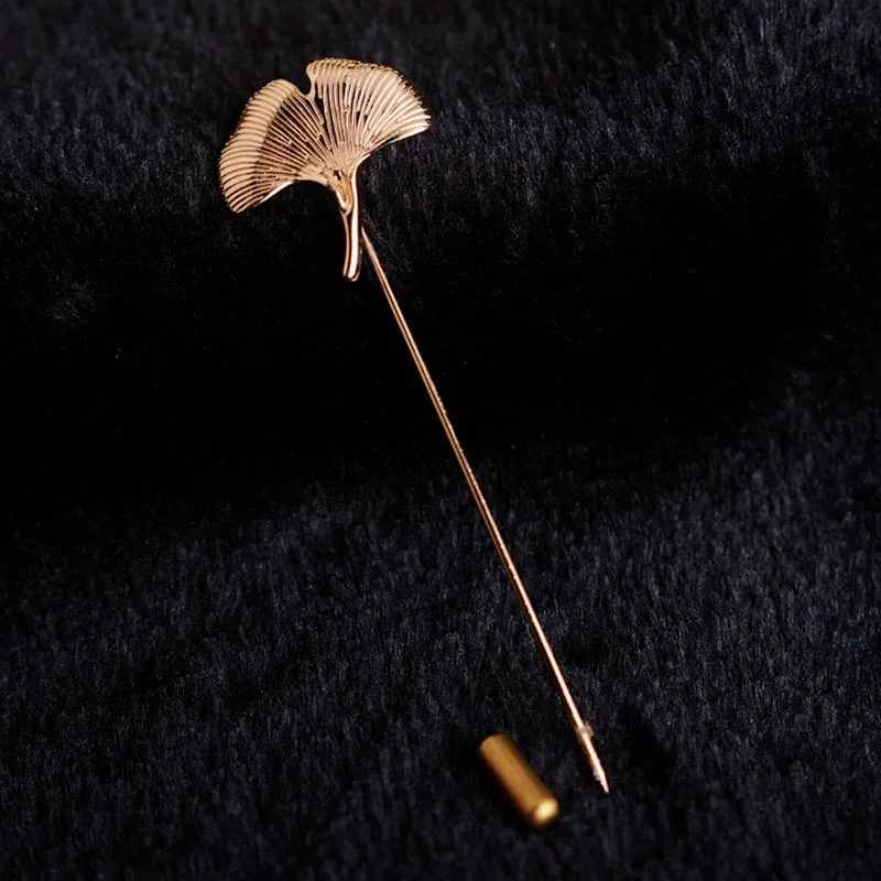 Женская Брошь в виде листьев гинкго билоба 2 цвета | Украшения и аксессуары