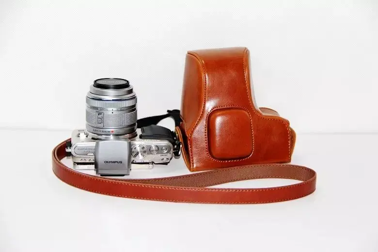 Винтажная сумка для камеры в стиле ретро жесткий чехол Olympus EPL5 EPL6 с ремнем Ретро