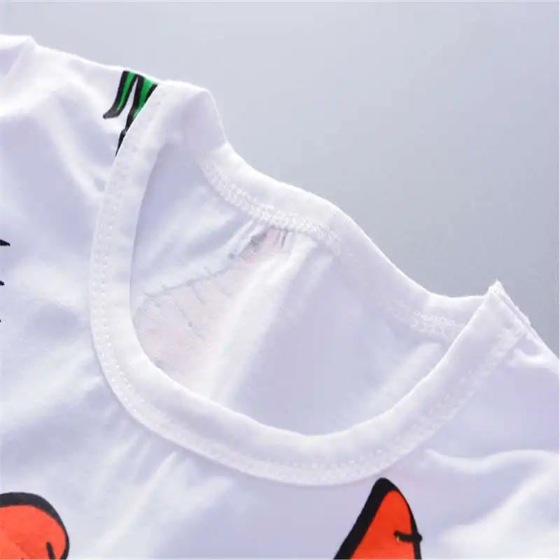 BibiCola/2019 г. одежда для маленьких мальчиков комплекты летней одежды шорты с героями