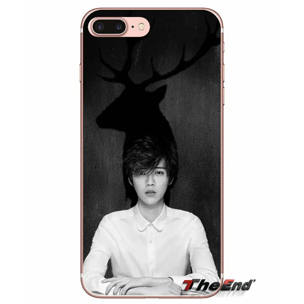 Прозрачный ТПУ чехол для iPhone X 4 4S 5 5S 5C SE 6 6S 7 8 Plus Samsung Galaxy J1 J3 J5 J7 A3 A5 2016 2017 Korea Team KPOP exo