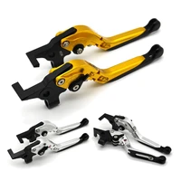 with logo motorcycle frame ornamental foldable brake handle extendable clutch lever for yamaha supertenerext1200ze