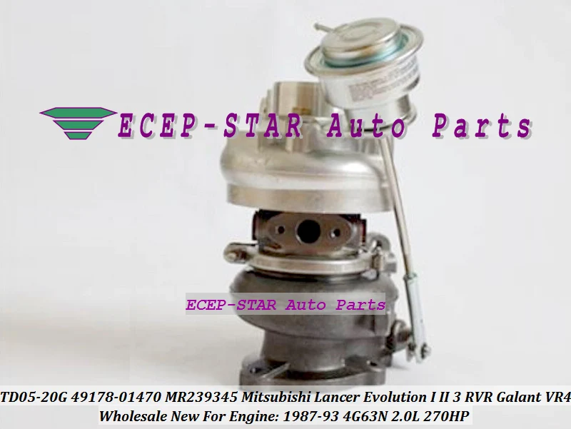 TD05 20G 49178 01470 4917801470 MR239345 турбо для Mitsubishi Lancer Evolution I II III RVR Galant VR4 1987 93 4G63N 2.0L 270HP|turbo turbo