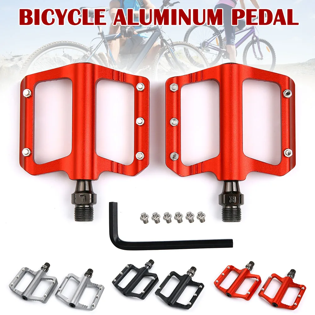 HOT 1Pair Mountain Bike Pedals Lightweight Aluminium Alloy Bicycle Replacement HV99 | Спорт и развлечения