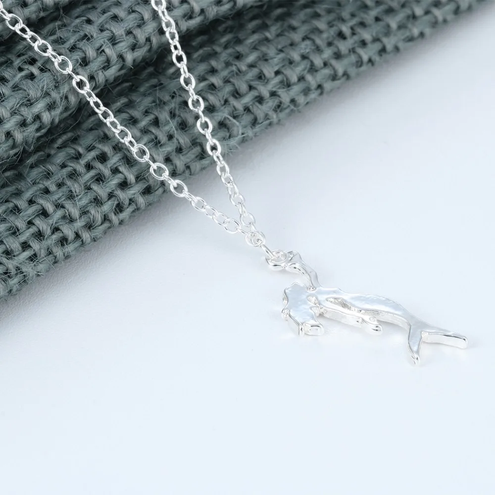 Женское длинное ожерелье с подвеской русалка|jewelry for women|love jewelrynecklace long |