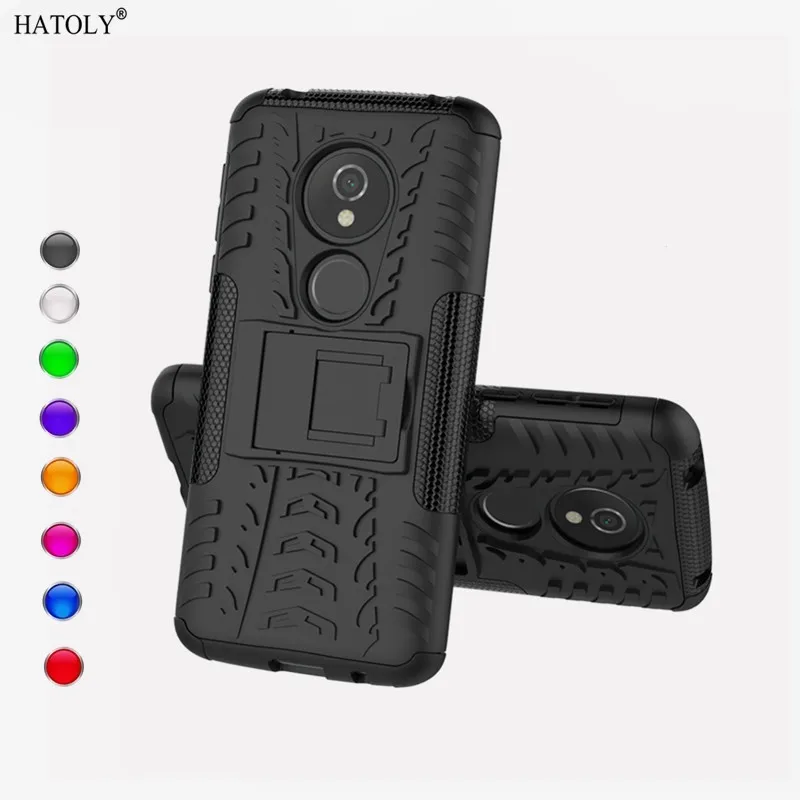 Чехол HATOLY для Moto E5 силиконовый и пластиковый защитный чехол Motorola черный Fundas 5 7&quot |