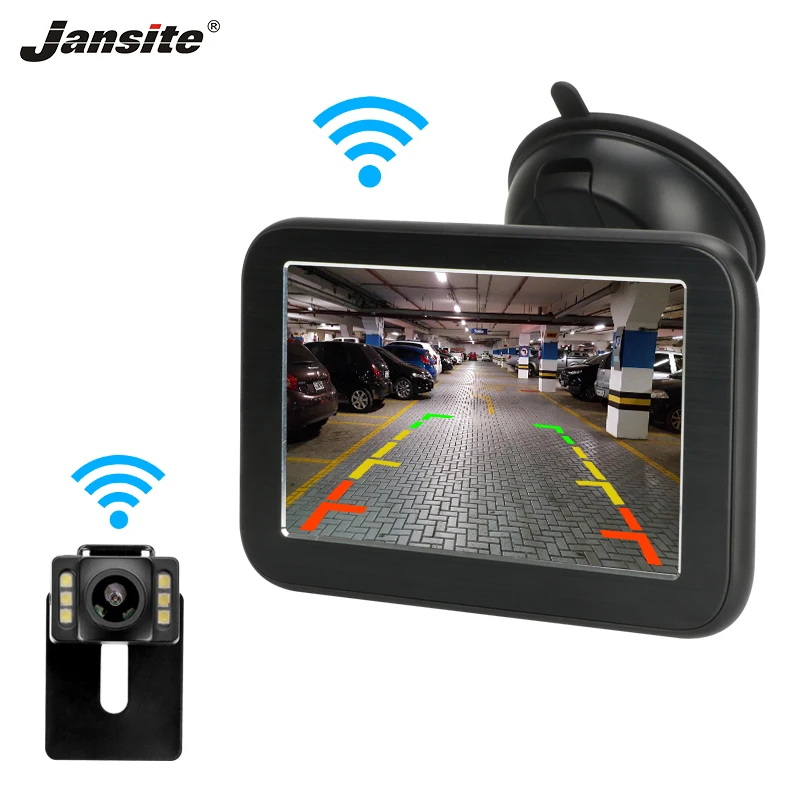 Jansite 5 &quotHD цифровой беспроводной автомобильный монитор дисплей камера обратная