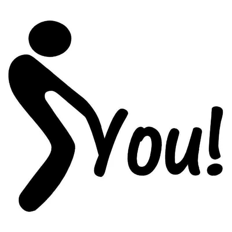 

16x14.2CM Personality Interesting Vinyl Car Sticker Motorcycle Decals Black/Silver S8-0210