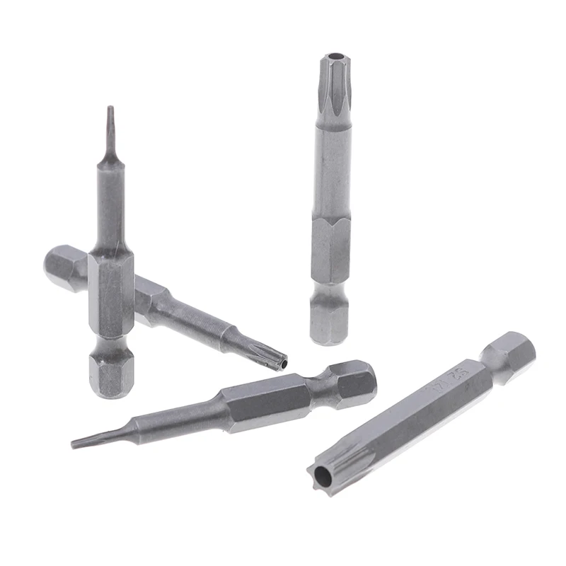12 шт биты безопасности отвертка Набор инструментов 1/4 &quotШестигранным