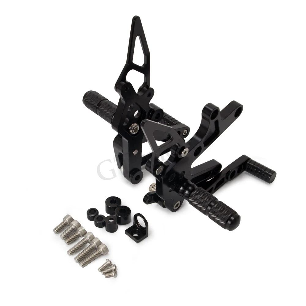 Мотоцикл CNC Rearsets задний Набор Подставка для отдыха ноги колышки GP KAWASAKI Ninja 400 NINJA400