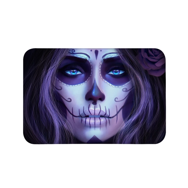 Домашний деко дверной коврик мексиканский Череп 3D для ванной с принтом