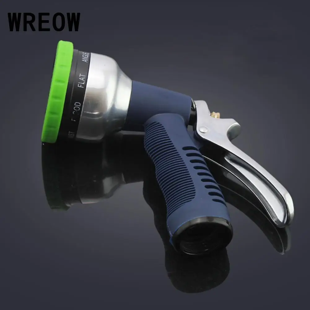 Car Wash Garden Hose Nozzle 9Pattern Handheld High Pressure Water Sprayer Gun Cleaning Watering Lawn Sprinkler | Инструменты