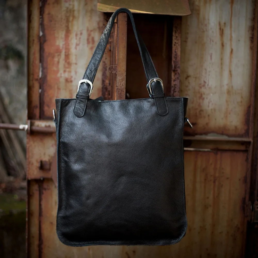 Fashion genuine Leather Handbag Women Shoulder Bag Ladies Simple Luxury Handbags Large Casual Messenger | Багаж и сумки